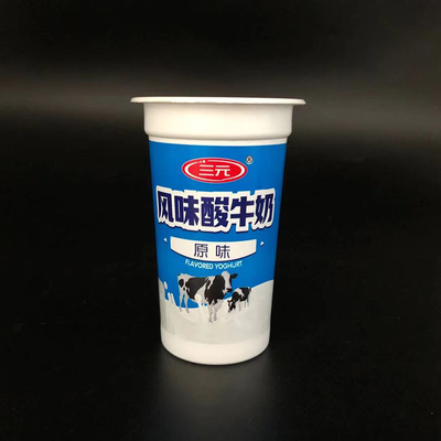 Coperchio di plastica della stagnola della VODKA 230ml 8oz 90mm della tazza del yogurt del parfait eliminabile del gelato