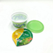 Peso di screpolatura 8g delle tazze di plastica del yogurt congelato Oz di verde 16 anti